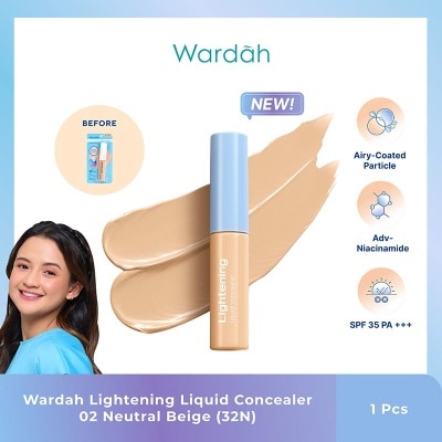 WARDAH Wardah Lightening Liquid Concealer 02 Neutral Beige (32N) 6g