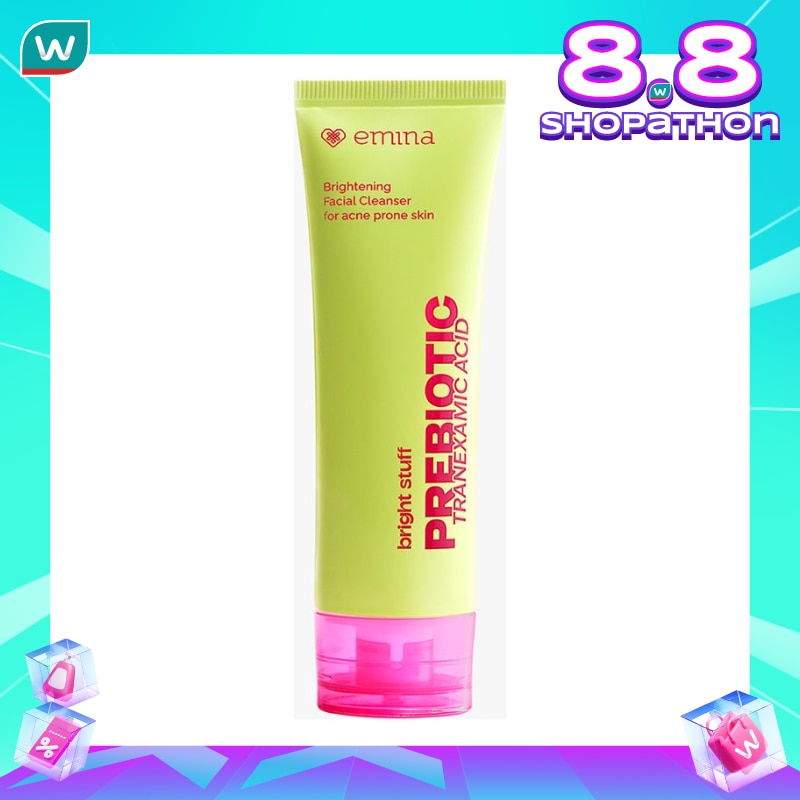 Emina Bright Stuff Prebiotic Tranexamic Acid Brightening Facial Cleanser 50ml