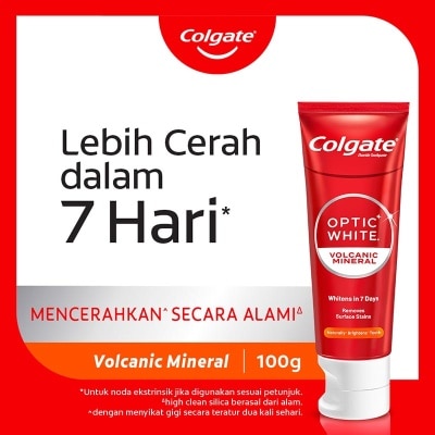 COLGATE - Colgate Toothpaste Optic White Volcanic Mineral 100g