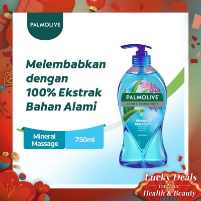 PALMOLIVE Palmolive Aroma Sensations Shower Gel Mineral Massage 750ml - Sabun Mandi Cair