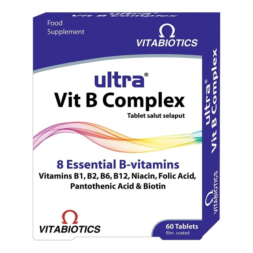 Suplemen Vitamin B kompleks 60 tablets