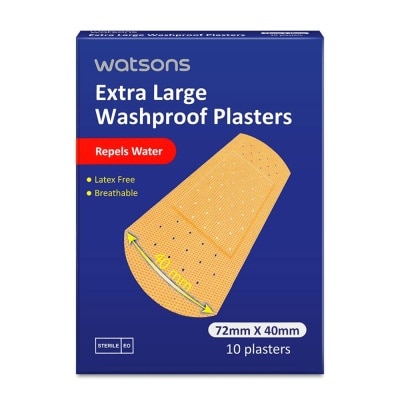 WATSONS W Extra Large Washproof Plaster 10S