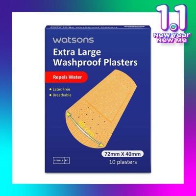 WATSONS W Extra Large Washproof Plaster 10S