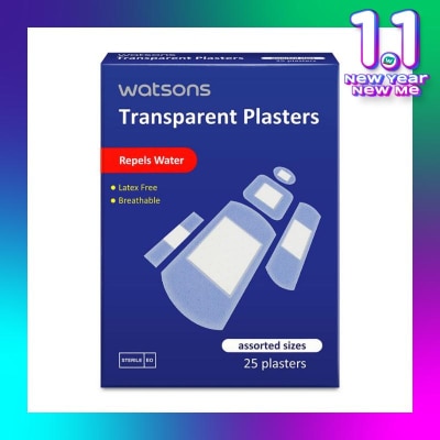 WATSONS Transparent Assorted Plaster 25s