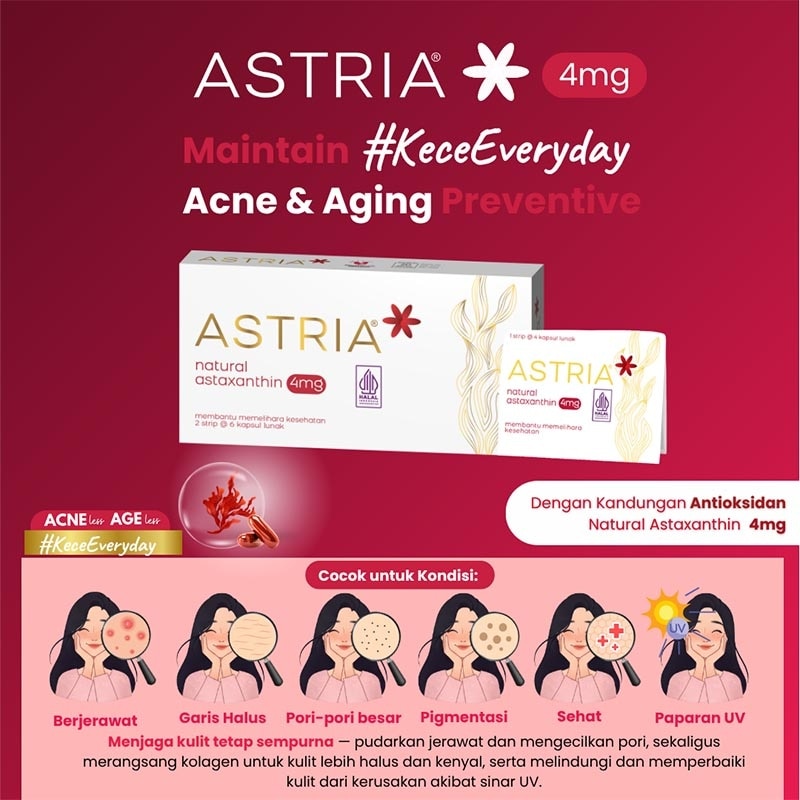 Astaxanthin 4mg 1 Strip @ 4 Soft Capsules image