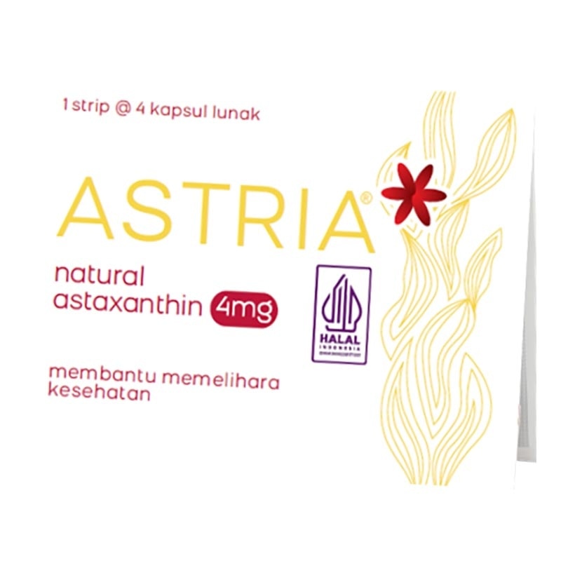 Astaxanthin 4mg 1 Strip @ 4 Soft Capsules image