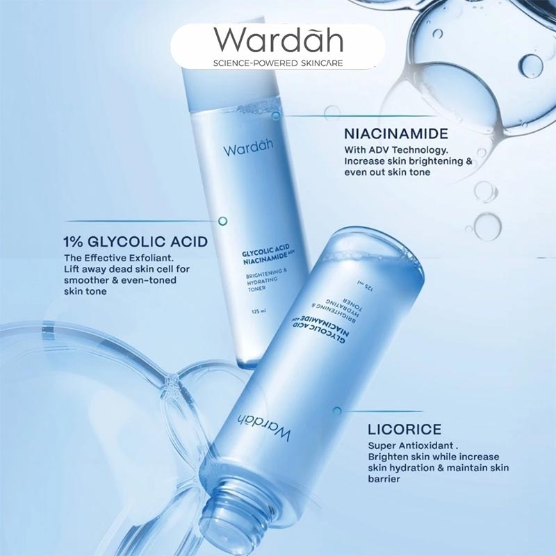 Glycolic Acid Niacinamide ADV Brightening Hydrating Toner 125ml