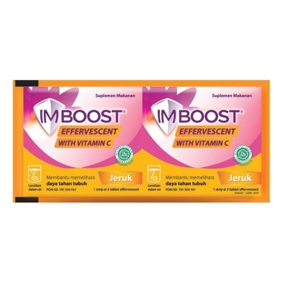 IMBOOST Effervescent Vitamic C Jeruk 2s