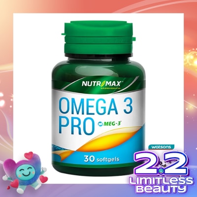 NUTRIMAX NUTRIMAX OMEGA 3 PRO 30'S