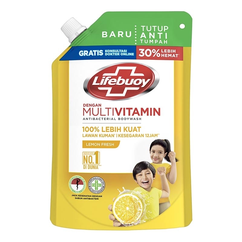 Lifebuoy Sabun Mandi Cair Lemon Fresh Refill 400ml