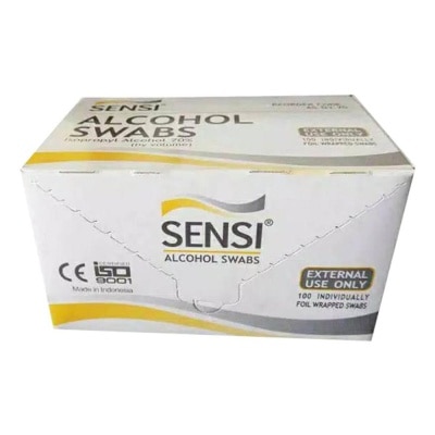 SENSI SENSI ALCOHOL SWAB 100'S (BOX)