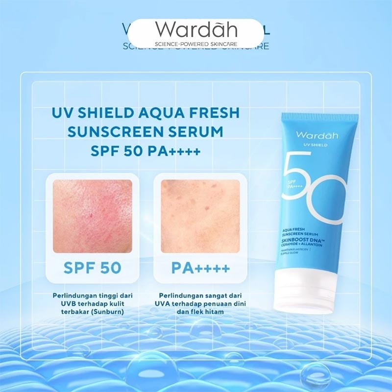 UV Shield Aqua Fresh Sunscreen Serum SPF 50 PA++++ 30ml