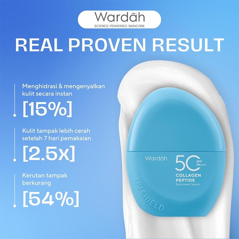 UV Shield Collagen Peptide Sunscreen Serum SPF 50 PA++++ 30ml