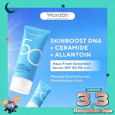 WARDAH UV Shield Aqua Fresh Sunscreen Serum SPF 50 PA++++ 30ml