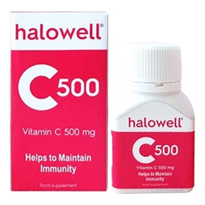 HALOWELL Vitamin C 500mg 30 Tablets