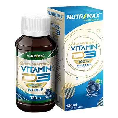 NUTRIMAX Nutrimax Vitamin D3 400 IU Syrup 120ml