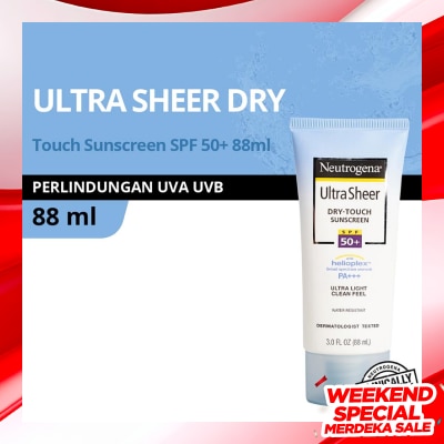 NEUTROGENA Neutrogena Ultra Sheer Dry-Touch Sunscreen SPF 50+ 88ml