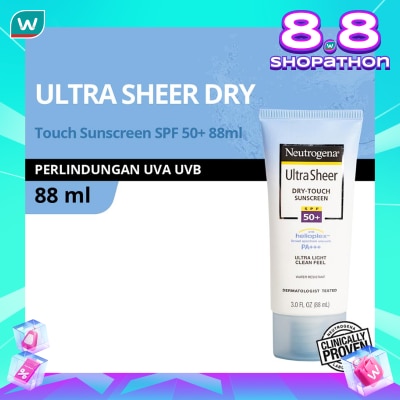 NEUTROGENA Neutrogena Ultra Sheer Dry-Touch Sunscreen SPF 50+ 88ml