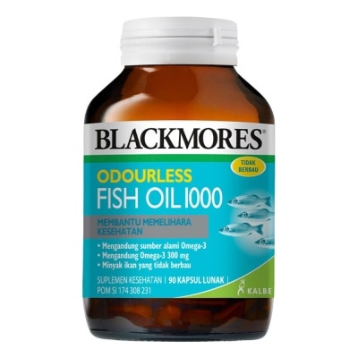 BLACKMORES Blackmores Odourless Fish Oil 1000 90'S