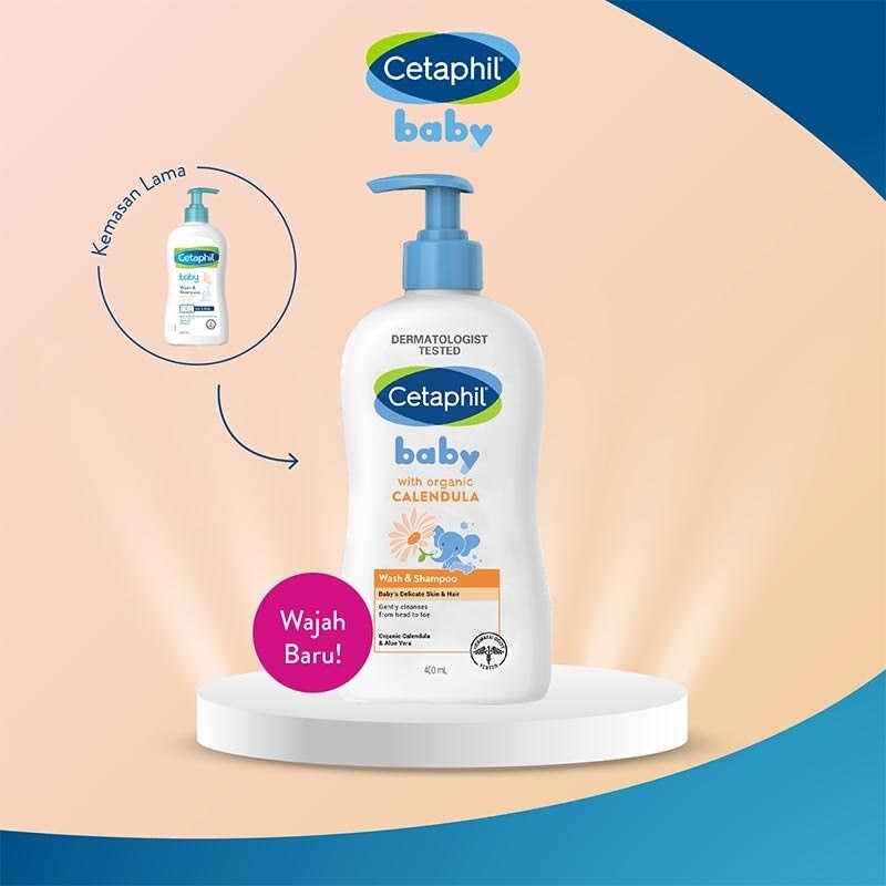 Cetaphil Baby Gentle Wash & Shampoo with Organic Calendula 400ml