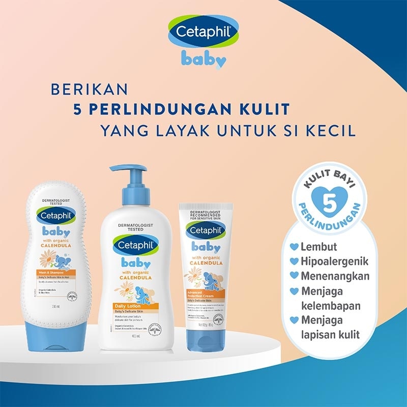 Cetaphil Baby Gentle Wash & Shampoo with Organic Calendula 400ml