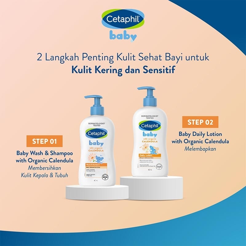 Cetaphil Baby Gentle Wash & Shampoo with Organic Calendula 400ml