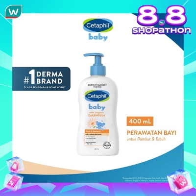 CETAPHIL Cetaphil Baby Gentle Wash & Shampoo with Organic Calendula 400ml
