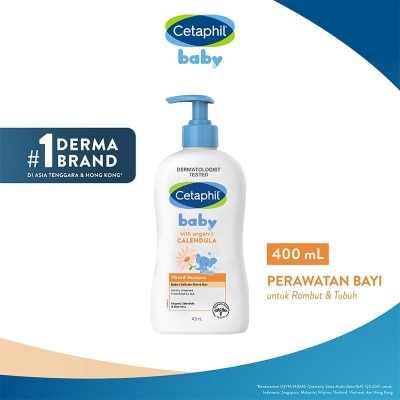 CETAPHIL Cetaphil Baby Gentle Wash & Shampoo with Organic Calendula 400ml