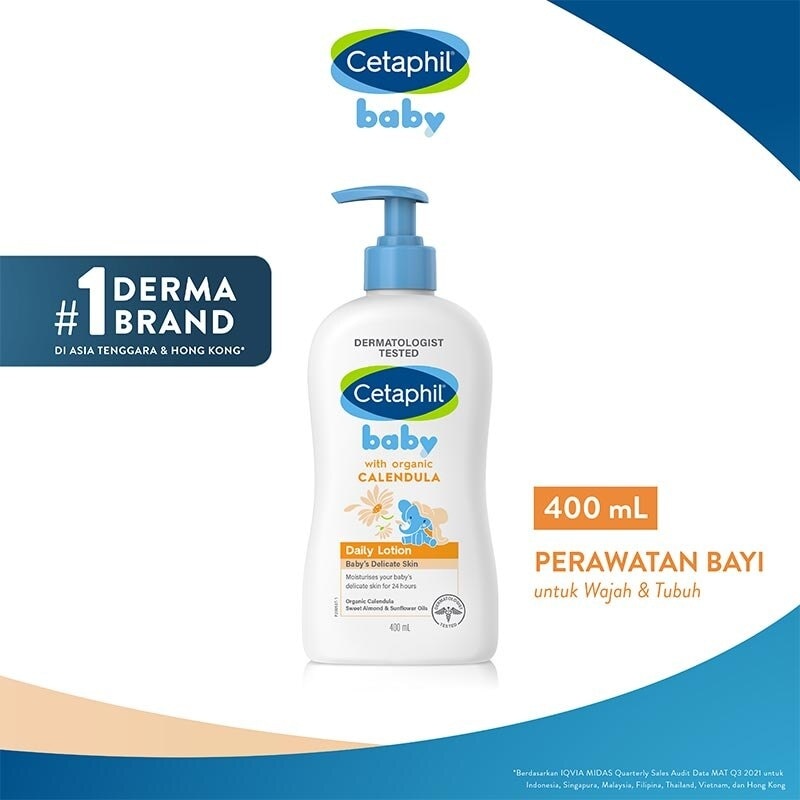 Baby Daily Lotion with Organic Calendula 400ml