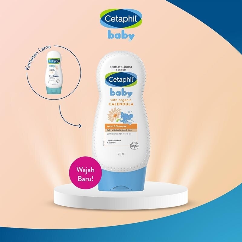 Cetaphil Baby Gentle Wash & Shampoo with Organic Calendula 230ml