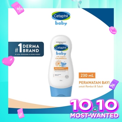 CETAPHIL Cetaphil Baby Gentle Wash & Shampoo with Organic Calendula 230ml
