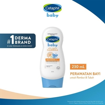 CETAPHIL Cetaphil Baby Gentle Wash & Shampoo with Organic Calendula 230ml