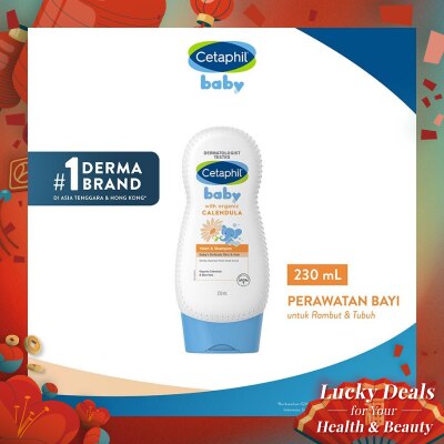 CETAPHIL Cetaphil Baby Gentle Wash &. Shampoo with Organic Calendula 230ml