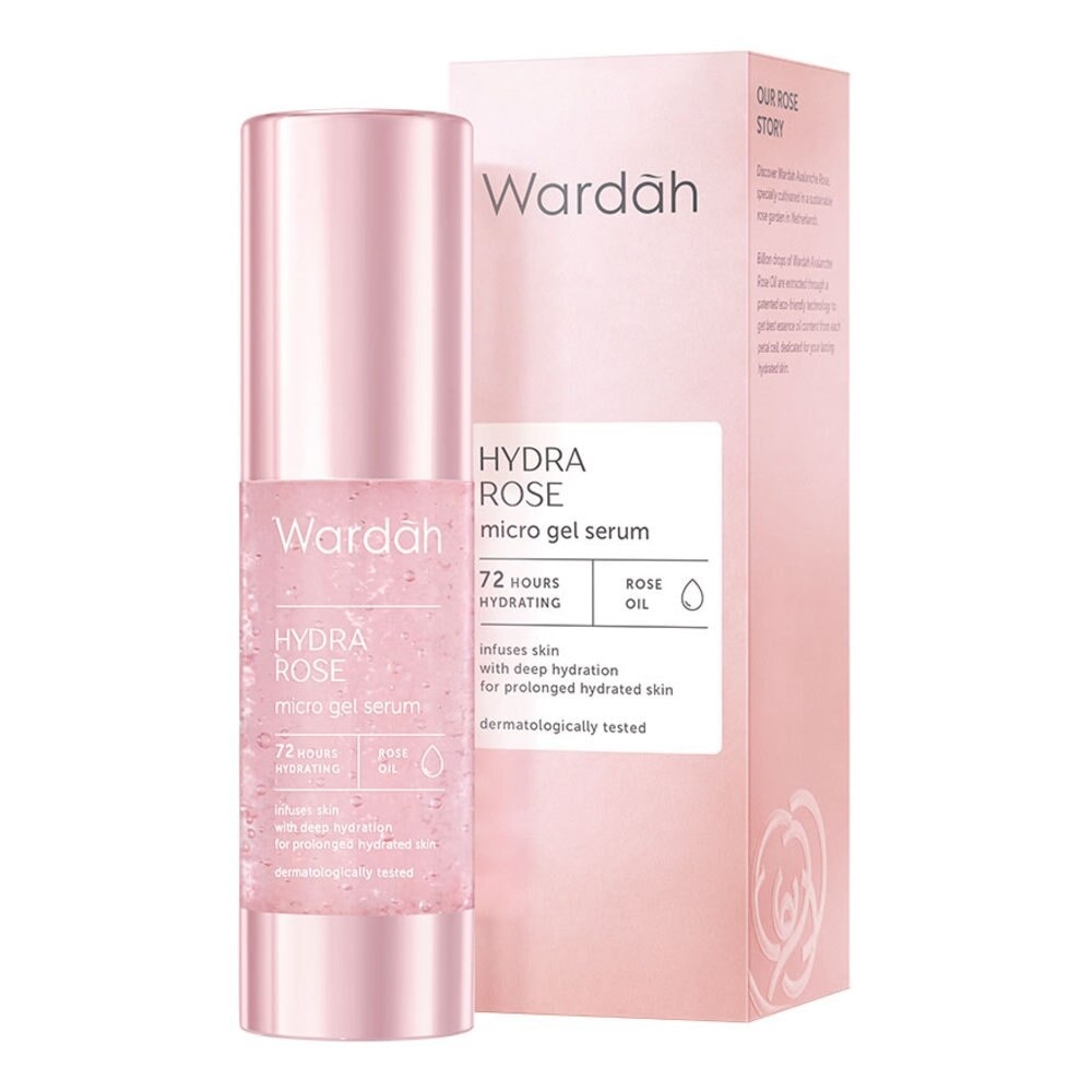 Wardah Hydra Rose 14X Hyaluronic Pentavitin Deep Barrier Repair Serum 30ml