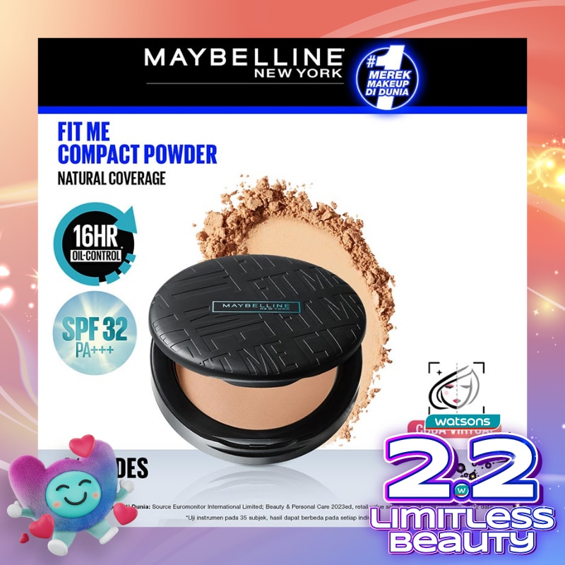 MAYBELLINE FIT ME! 12H Oil Control Powder 128