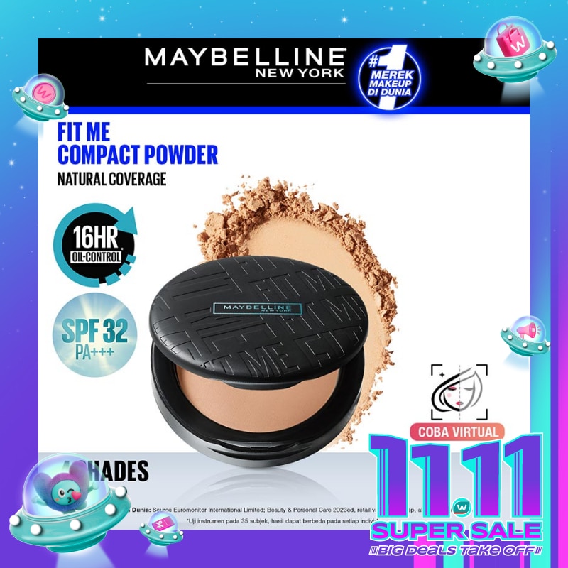 MAYBELLINE FIT ME! 12H Oil Control Powder 128