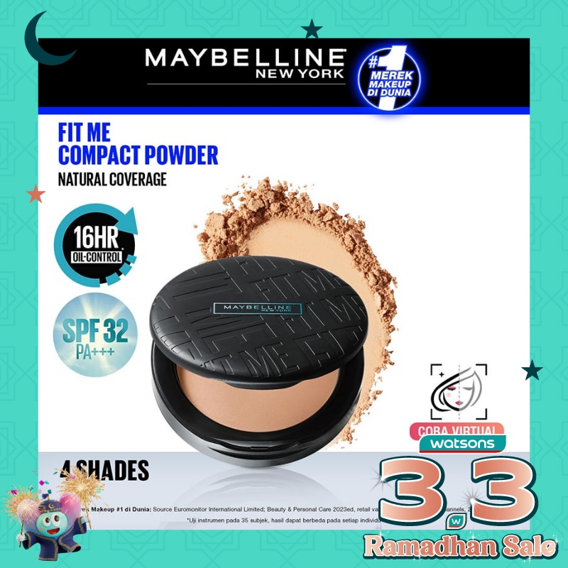 MAYBELLINE FIT ME! 12H Oil Control Powder 128