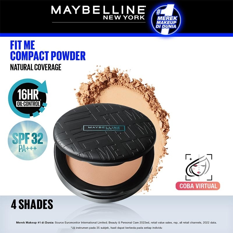 MAYBELLINE FIT ME! 12H Oil Control Powder 128