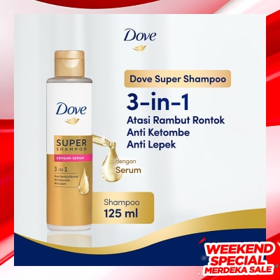DOVE Dove 3 in 1 Super Shampoo Serum 125ml