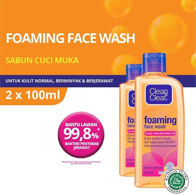 Foaming Face Wash Twinpack 100ml