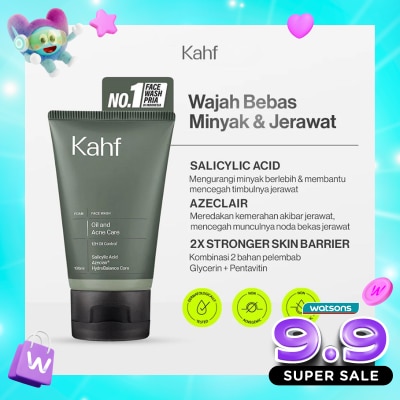 KAHF - Oil and Acne Care Face Wash 100 ml image