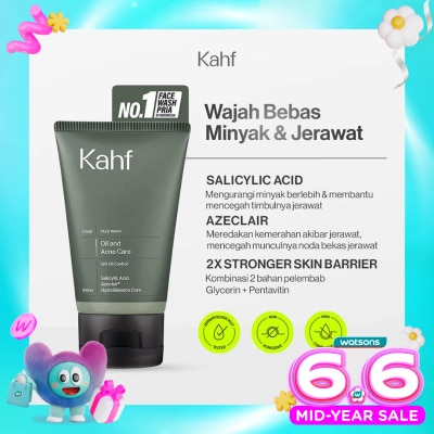 KAHF - Oil and Acne Care Face Wash 100 ml