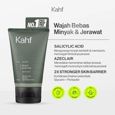 KAHF - Oil and Acne Care Face Wash 100 ml