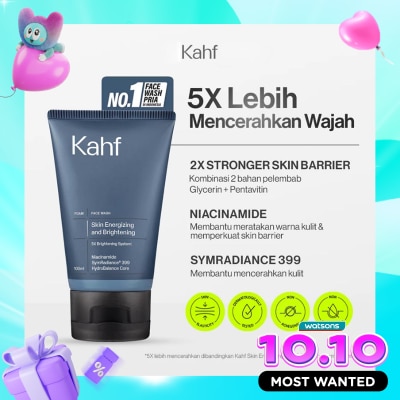 KAHF Skin Energizing and Brightening Face Wash 100ml image