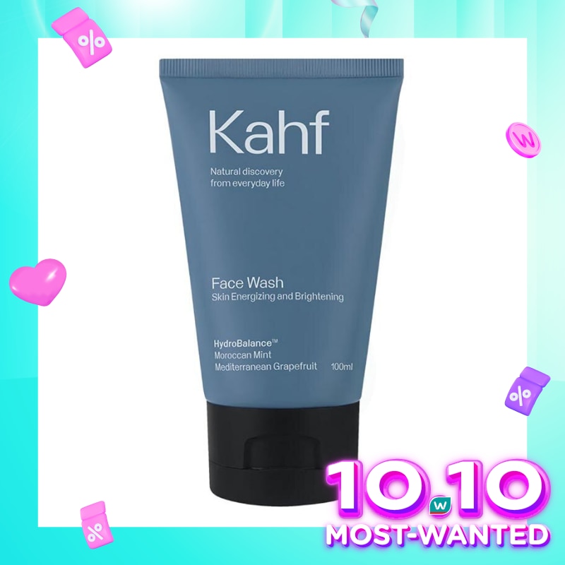 Promo Harga Kahf Face Wash Skin Energizing and Brightening 100 ml - Watsons
