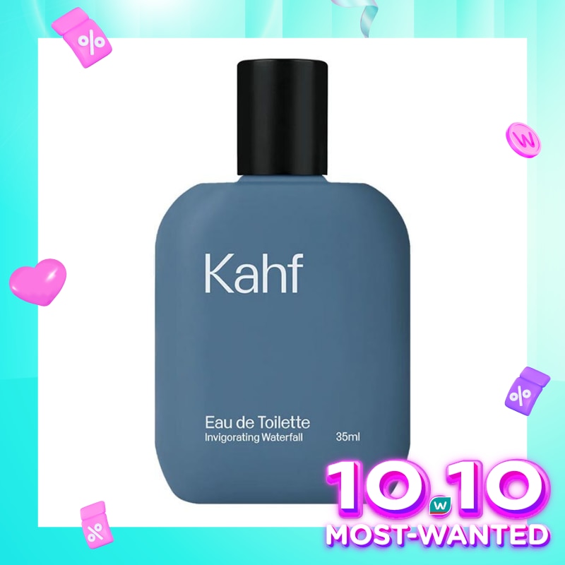 Promo Harga Kahf Eau De Toilette Invigorating Waterfall 35 ml - Watsons