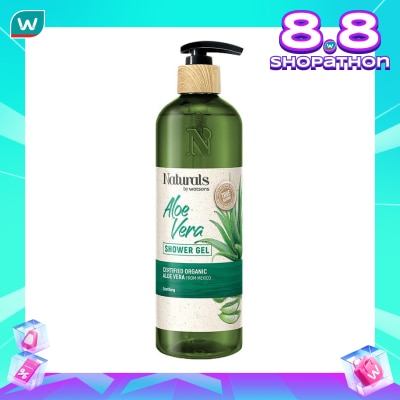 NATURALS BY WATSONS Aloe Vera Shower Gel 490ml