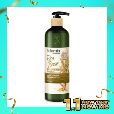 NATURALS BY WATSONS Naturals by Watsons Rice Bran Cream Bath 490Ml Naturals by Watsons