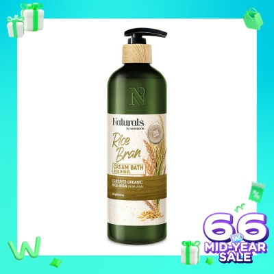 NATURALS BY WS Naturals by Watsons Rice Bran Cream Bath 490Ml Naturals by Watsons