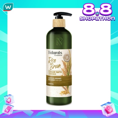 NATURALS BY WATSONS Naturals by Watsons Rice Bran Cream Bath 490Ml Naturals by Watsons